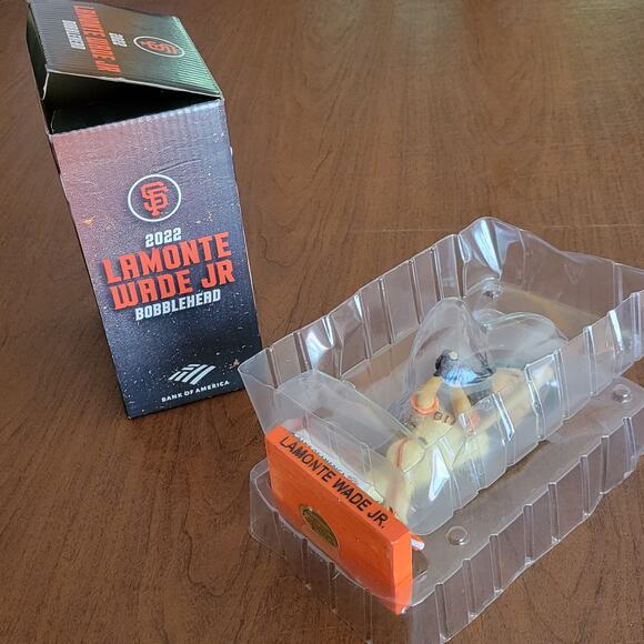 Lamonte Wade Jr San Francisco Giants 2022 Bobblehead. New, open box - Picture 3 of 14